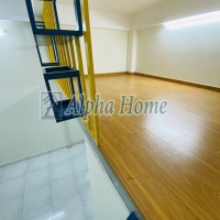 phòng mới gác cao, máy lạnh , balcon hẻm 652 Quốc Lộ 13